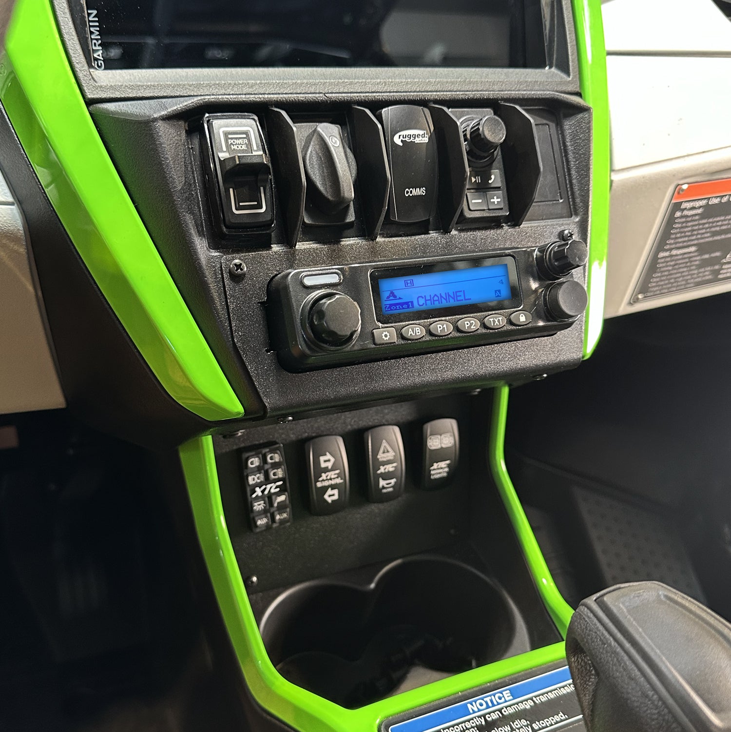 Rugged Air Kawasaki Teryx Kit Intercom Bluetooth + Radio