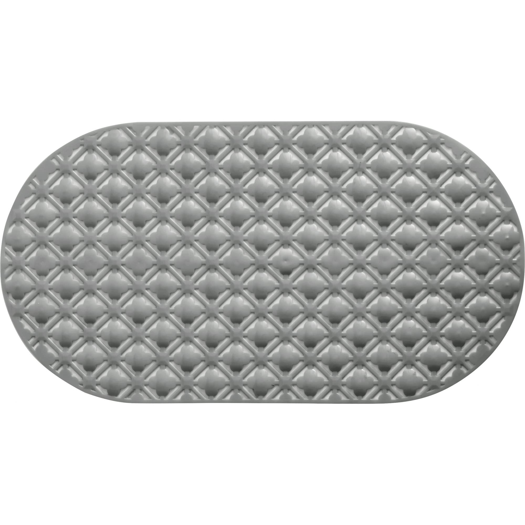 LEVASSEUR Tapis de Douche Anti-dérapant tapis gris 69x38cm PVC