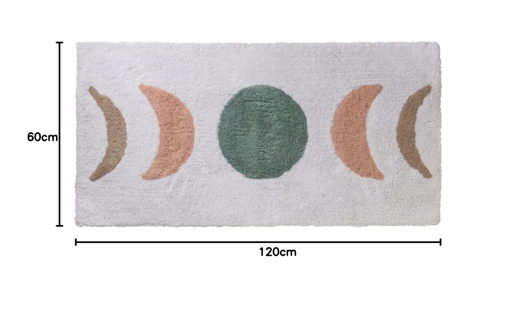 Levasseur Kids Tapis de Bain Vert Soleil 60x120cm Coton