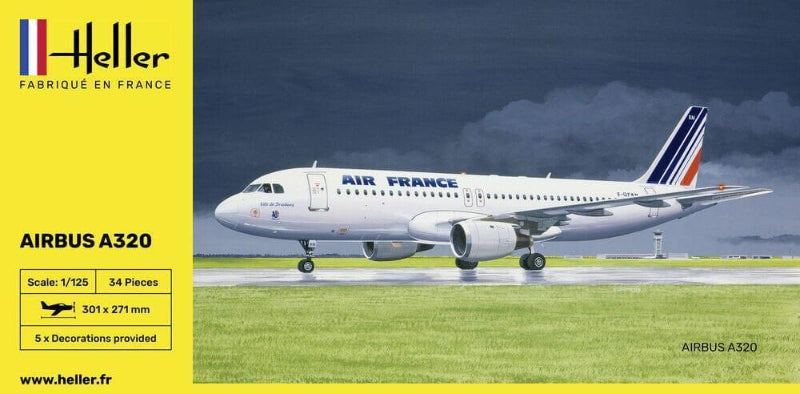 Heller A320 Air France maquette 1/125 à construire