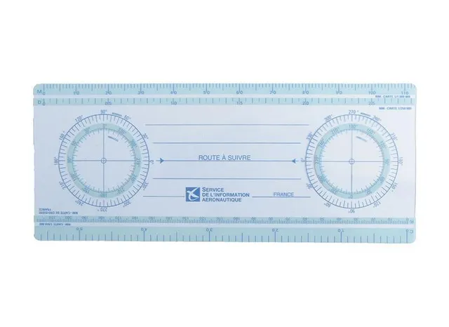 SIA Règle cartes Radionav accessoire navigation VFR