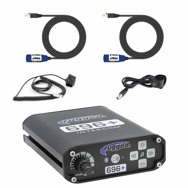 Rugged Air 696 PLUS Kit Intercom Bluetooth Musique 5 Places