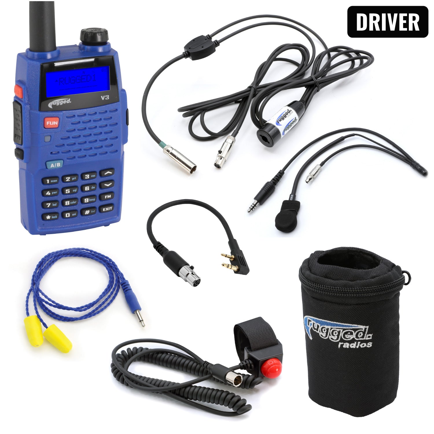 Rugged Air IMSA V3 kit communication pilote analogique VHF UHF