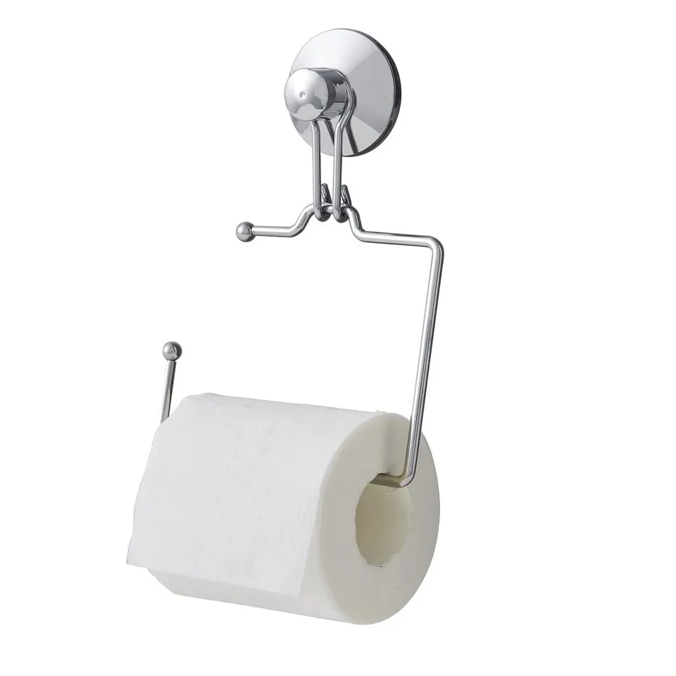 LEVASSEUR Devy porte-papier toilette mural gris inox