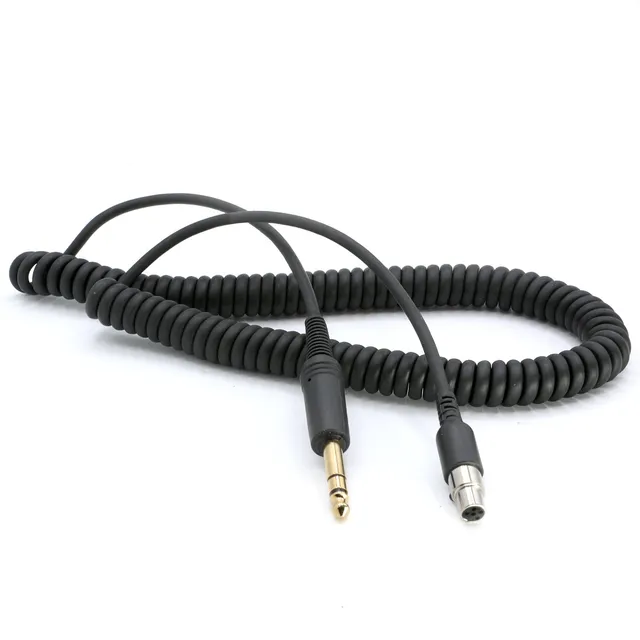 Rugged Air FHS Cordon spiralé casque jack 1/4 5 ft intercom pompier