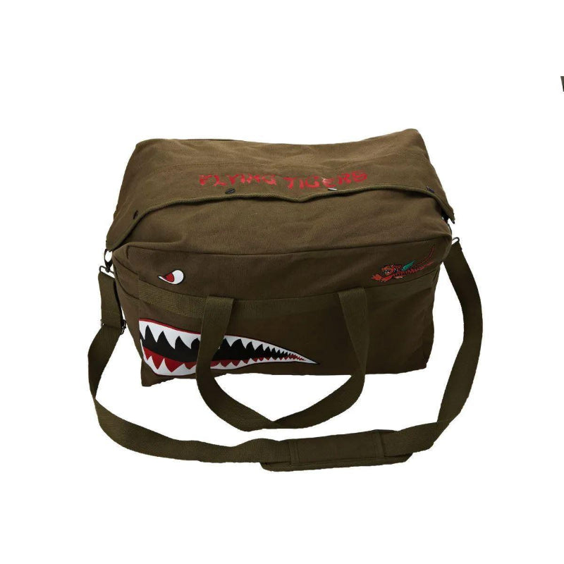 Sporty's Flying Tigers sac voyage toile olive 46x29x30,5cm