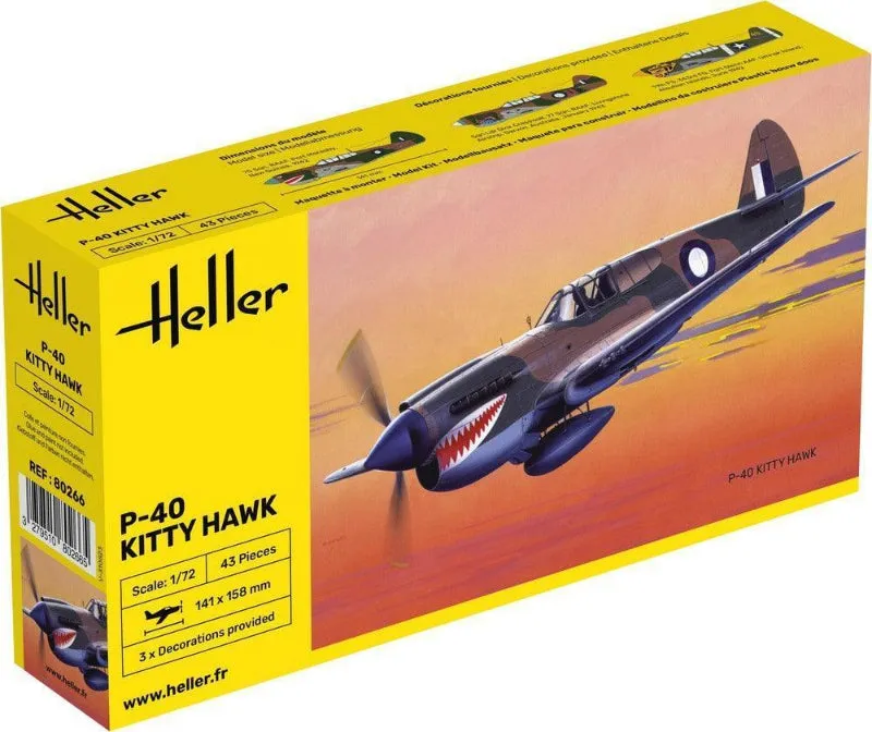 La Boutique du Pilote P-40 Kitty Hawk Heller 80266 maquette 1/72