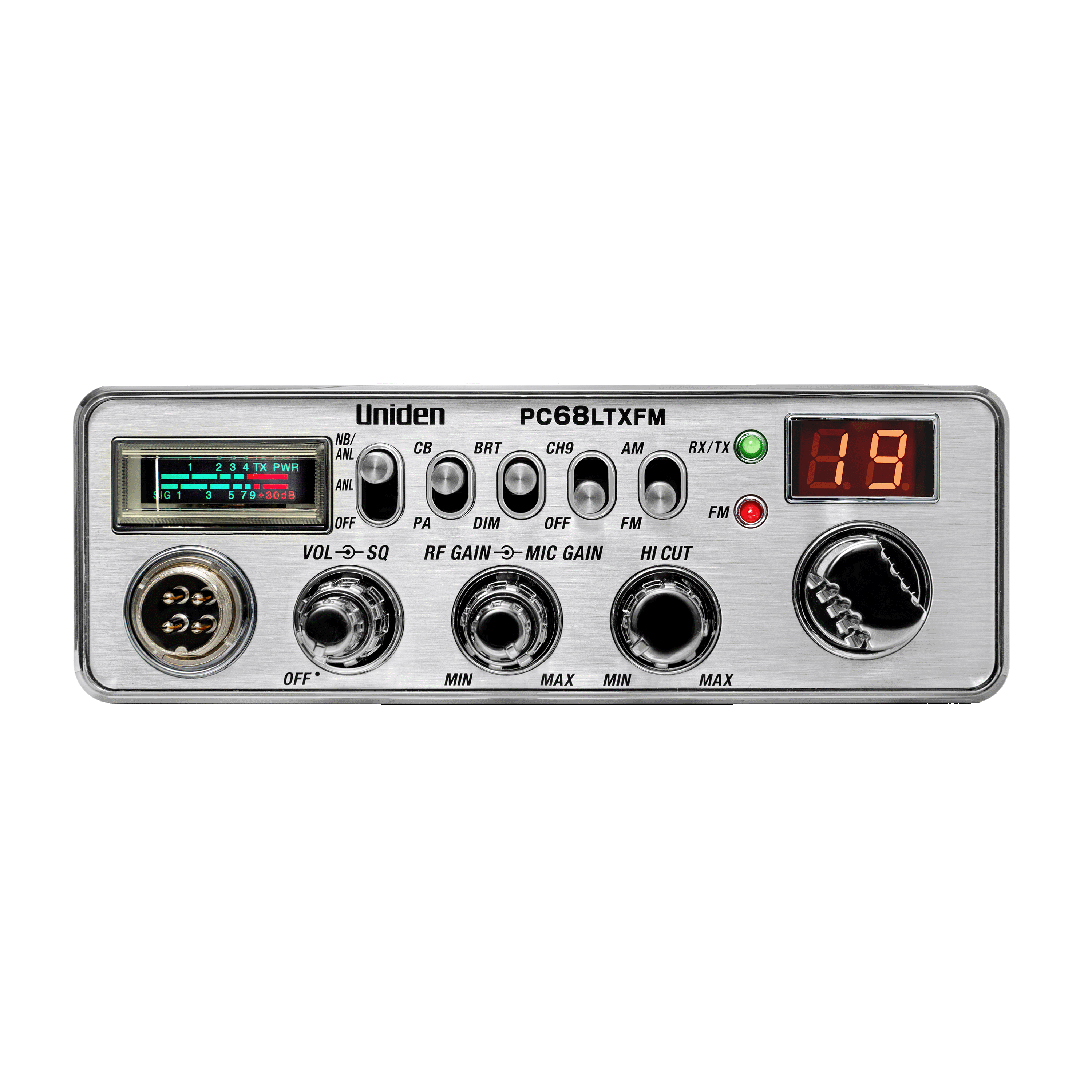 Uniden PC68LTXFM Poste CB 40 canaux AM version véhicule