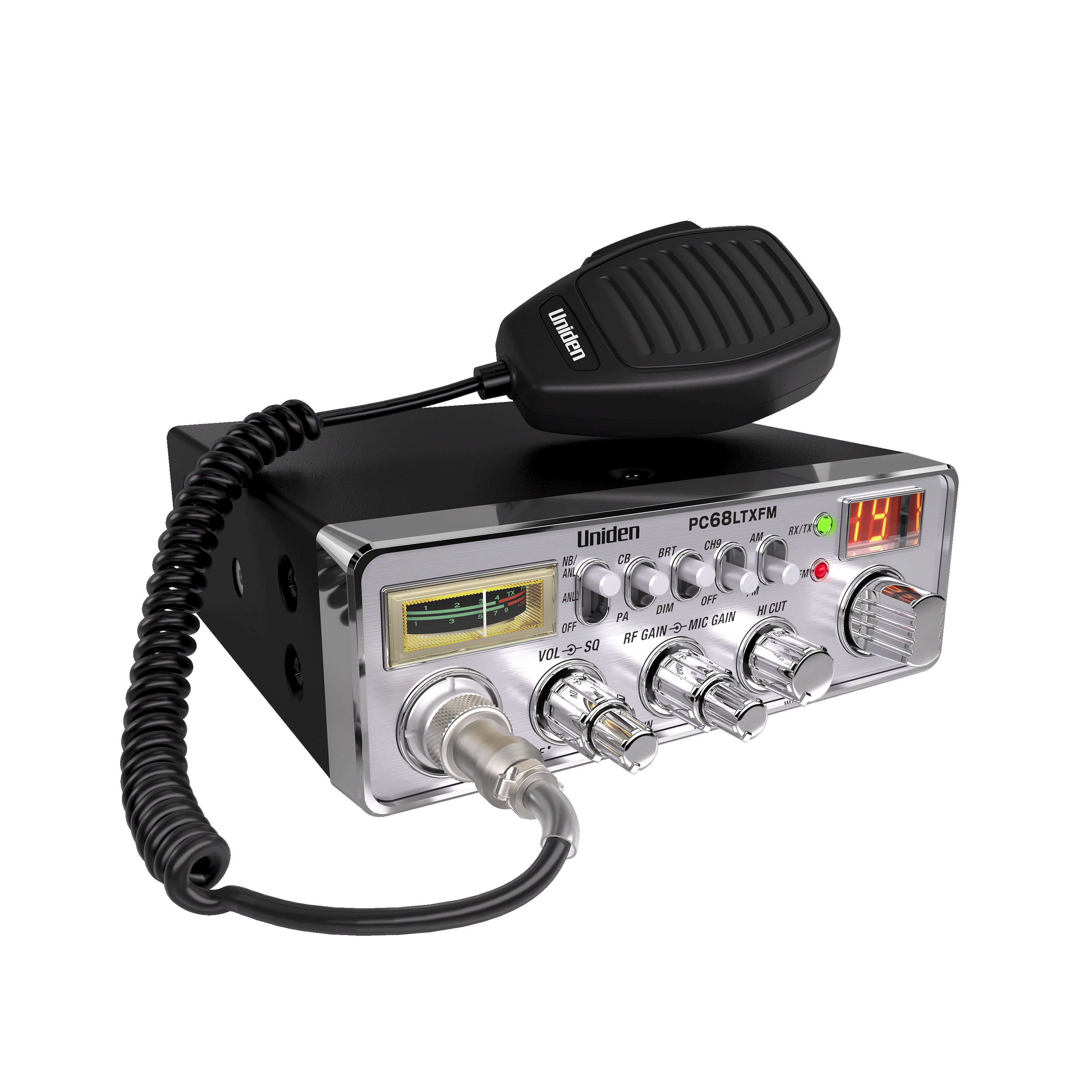 Uniden PC68LTXFM Poste CB 40 canaux AM version véhicule