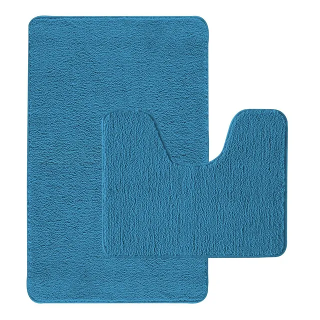 Levasseur Polynesie tapis de bain polyester pacifique 50x80 + 50x40