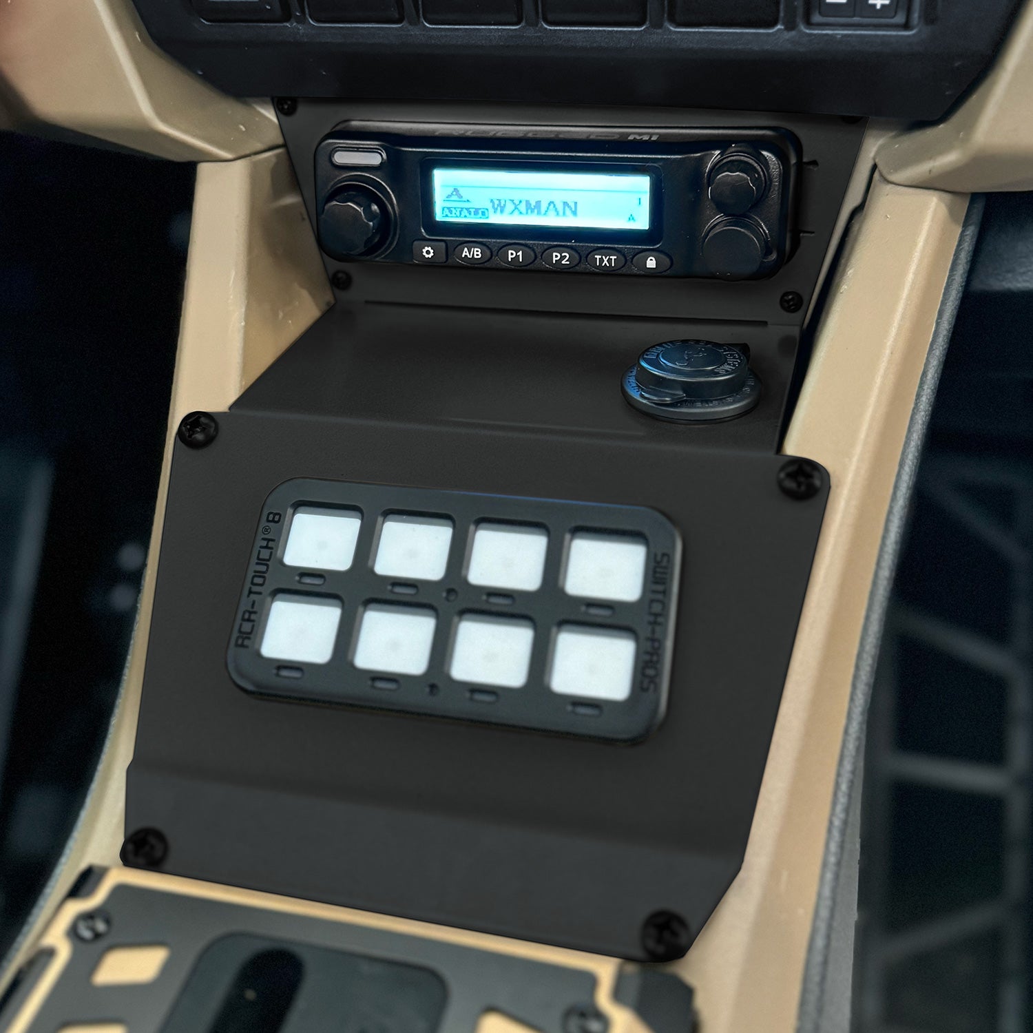 Rugged Air Intercom Kit Polaris RZR STX + M1 VHF Bluetooth