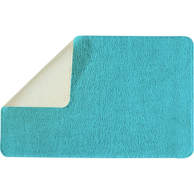 Levasseur Polynesie tapis de bain turquoise 50x80 antidarapant