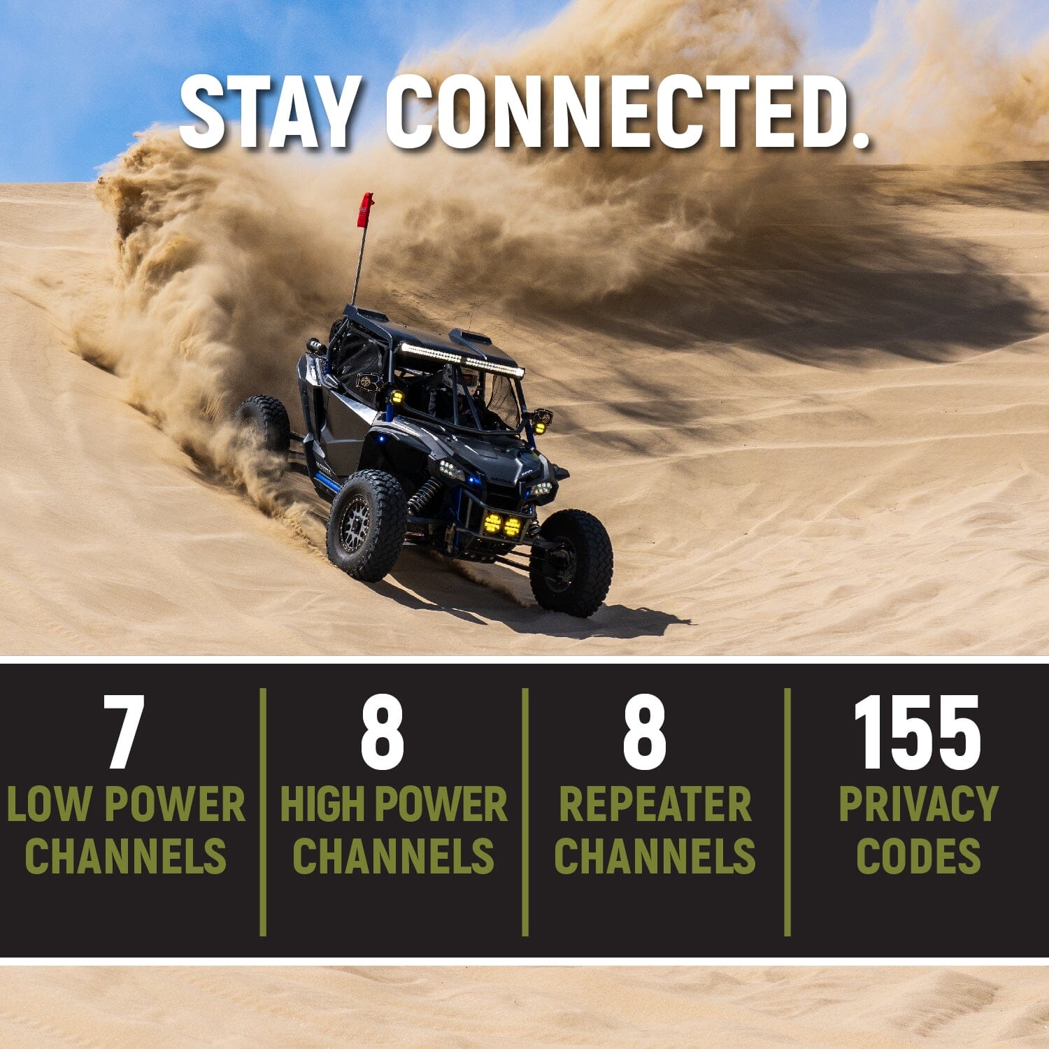 Rugged Air G1 GMRS radio mobile étanche IP67