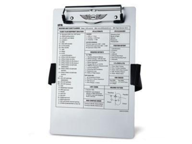 ASA planchette aluminium IFR genou pilote