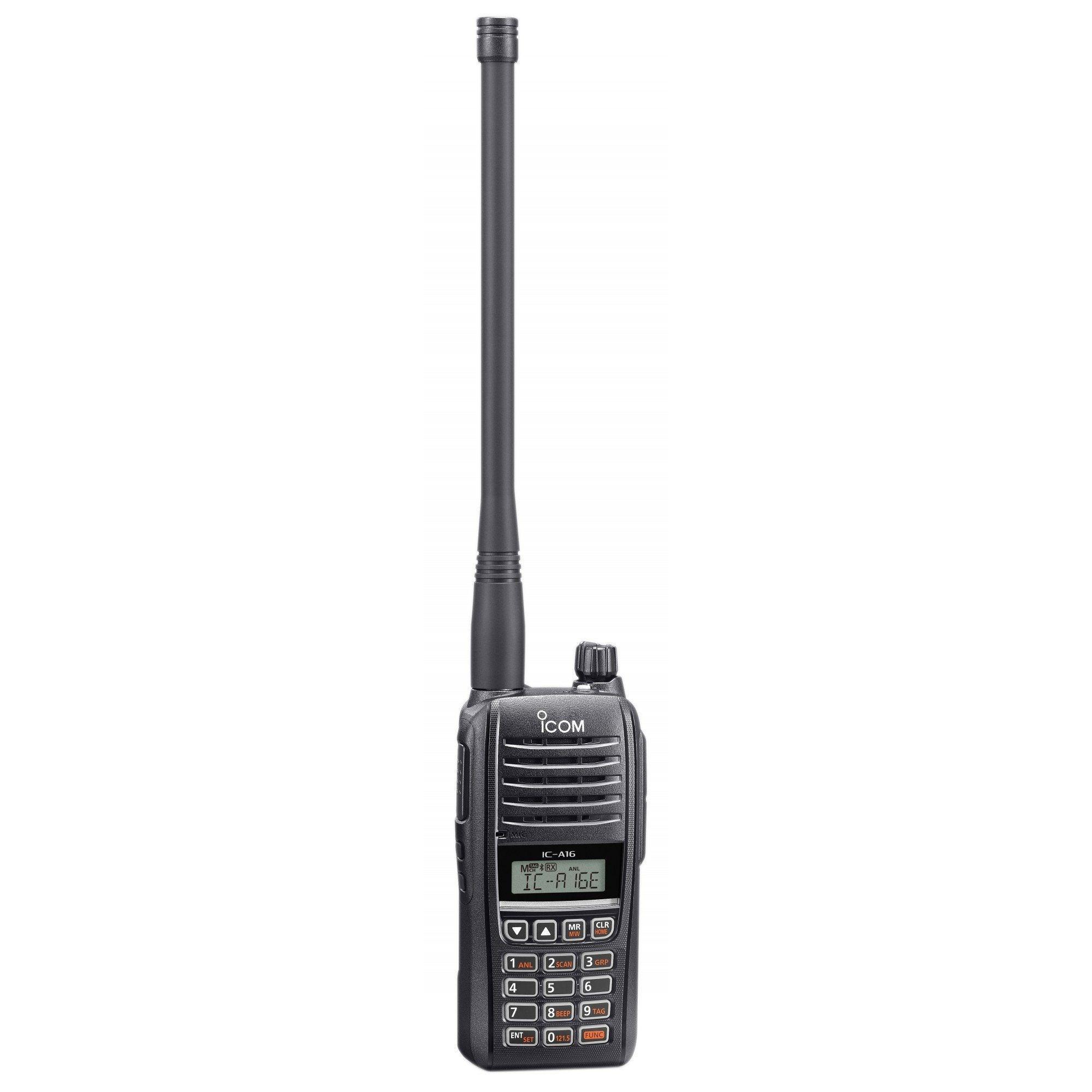 Icom IC-A16E radio VHF aviation 6W IP67