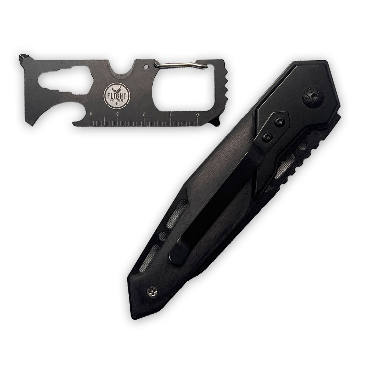 Flight Outfitters EDC kit couteau + outil multifonction noir