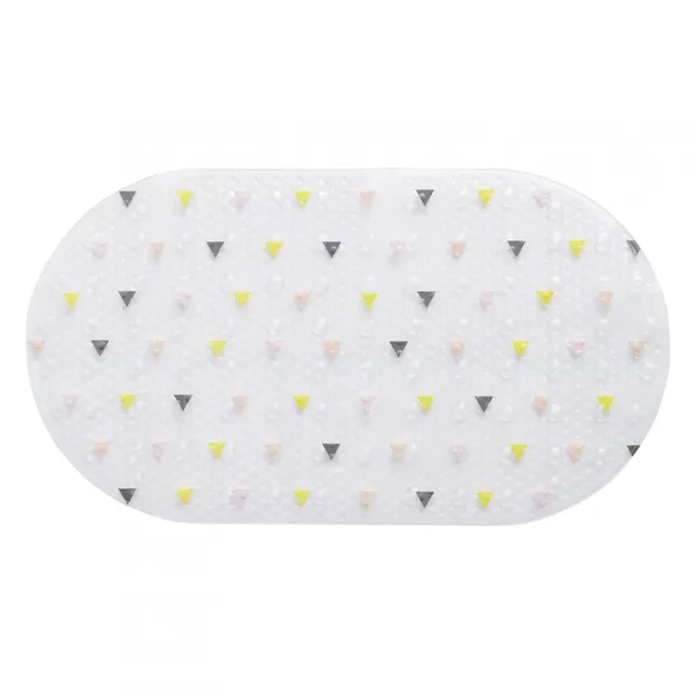 Levasseur tapis de douche 69x38 blanc PVC antidérapant