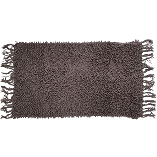 Levasseur Salle de bain Shaggy tapis de bain taupe 50x70cm