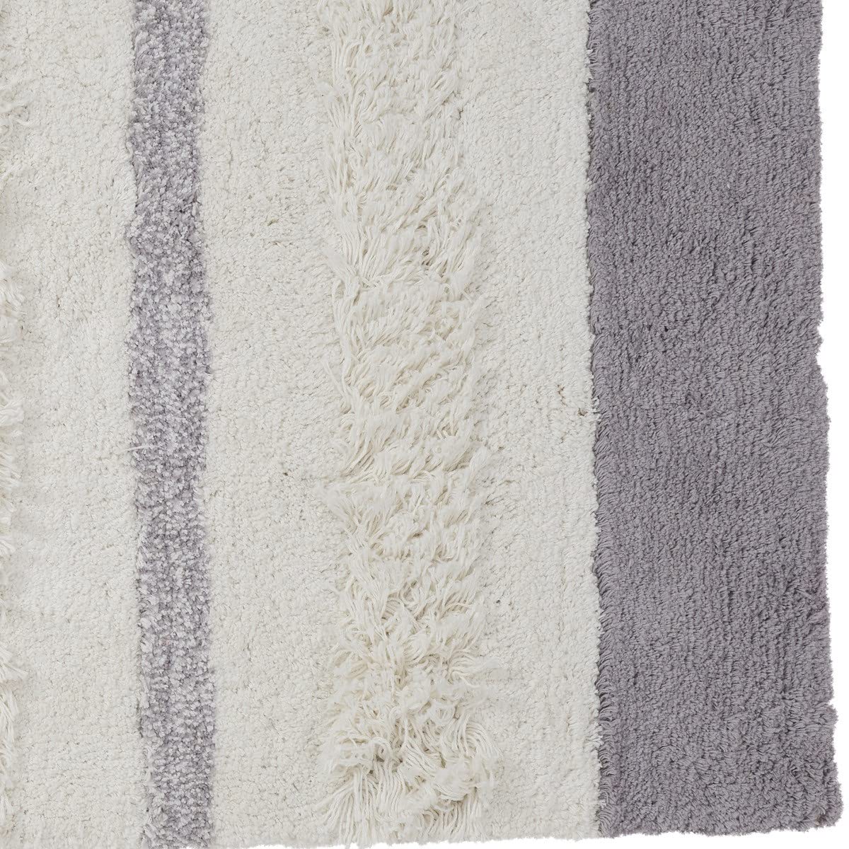 LEVASSEUR Tapis de Bain 60x120cm Blanc Chris Coton