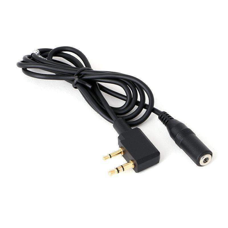 Rugged câble adaptateur oreillette écoute seule 3.5mm 3 ft