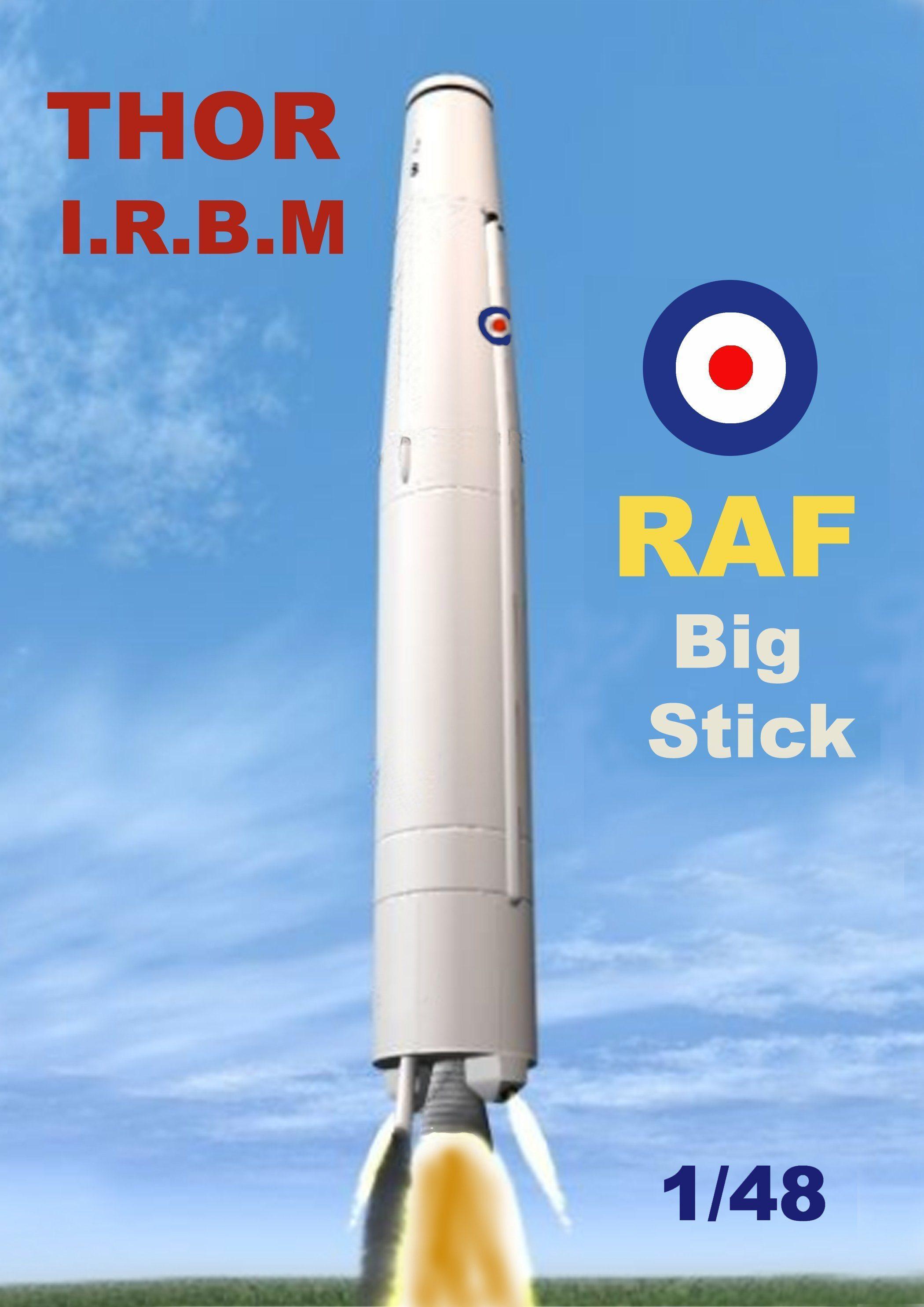 Thor IRBM RAF Big Stick maquette plastique 1/48 à construire
