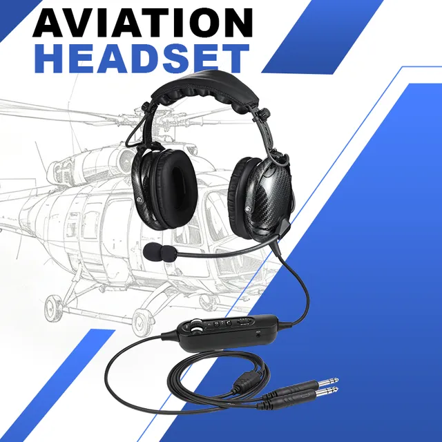 R Spider Wireless Aviation Headset casque ANR carbone Bluetooth