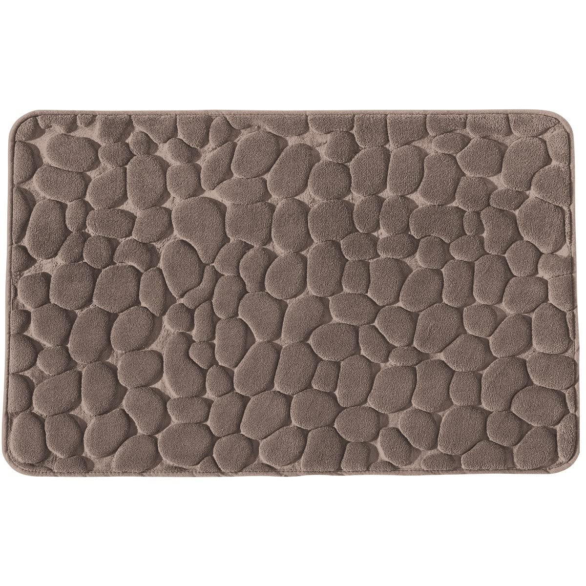 LEVASSEUR Mineral tapis de bain mémoire 60x100cm galet
