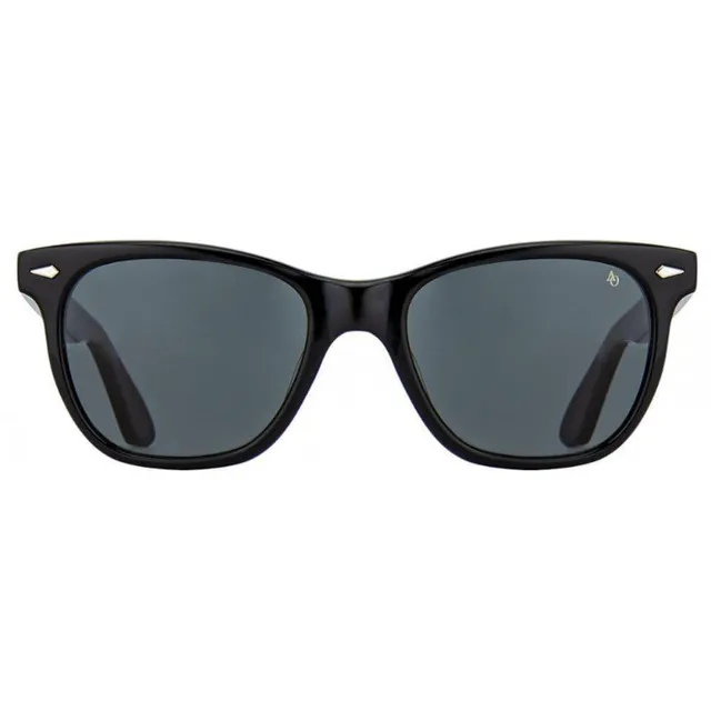 American Optical Saratoga Black lunettes soleil pilote gris