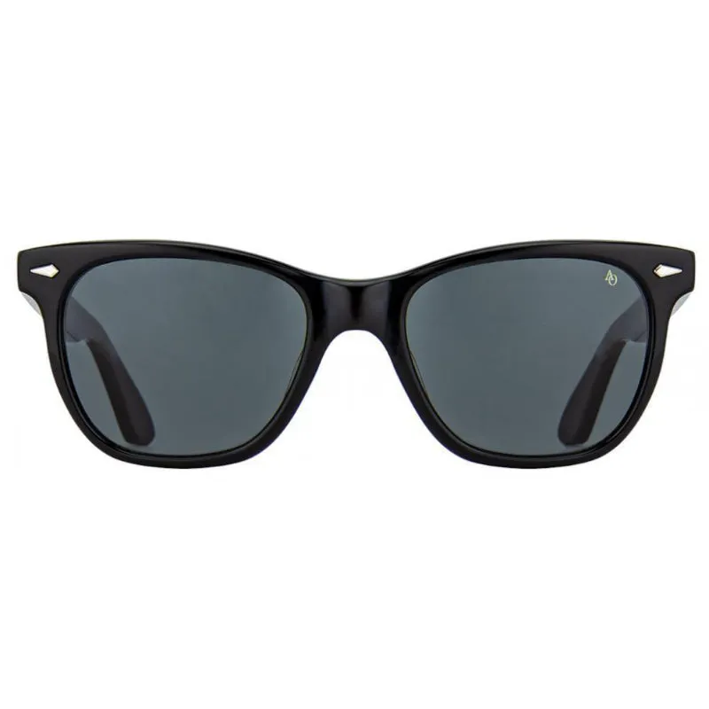 American Optical Saratoga Black lunettes soleil pilote gris