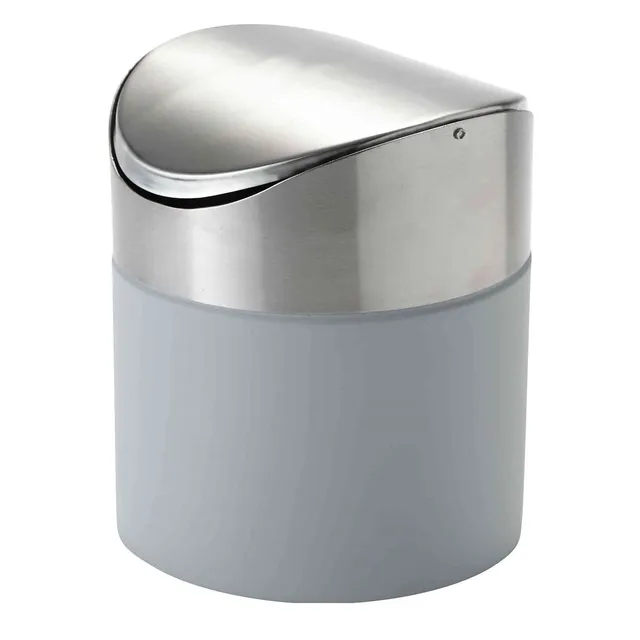 LEVASSEUR Salle de bain Poubelle à coton 1,5L inox