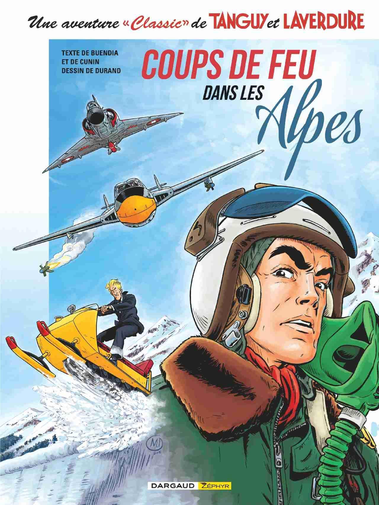 Tanguy et Laverdure Coups de feu dans les Alpes BD aviation