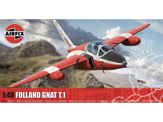 Folland Gnat T.1 maquette avion 1/48 entraînement