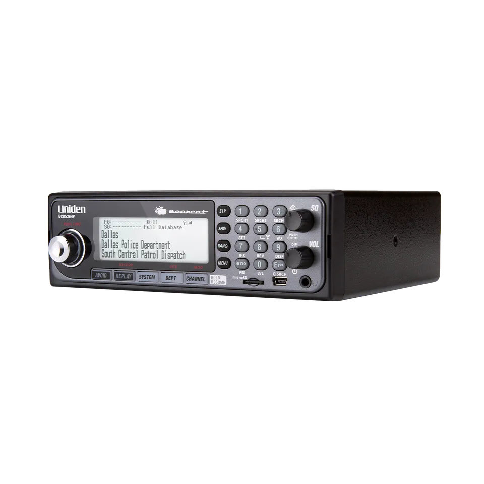 Uniden BCD536HP scanner radio base numérique
