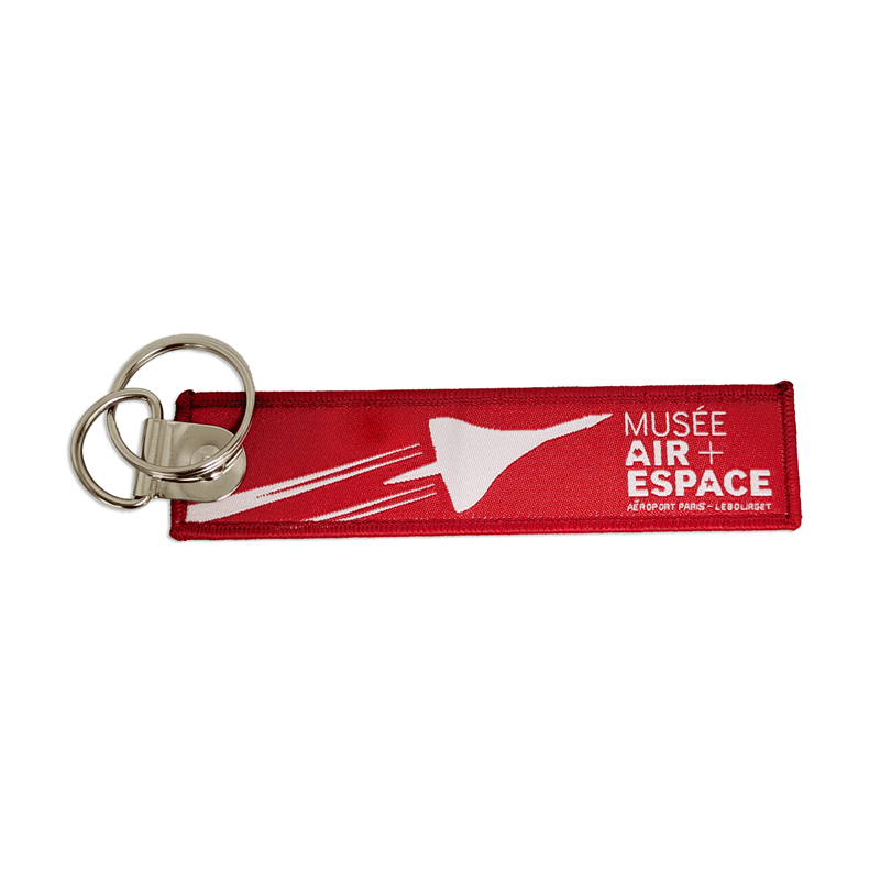 La Boutique du Pilote Concorde porte-clés flamme rouge Musée de l'Air