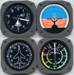 La Boutique du Pilote Instruments Lot 4 Dessous de Verre 8x8 cm