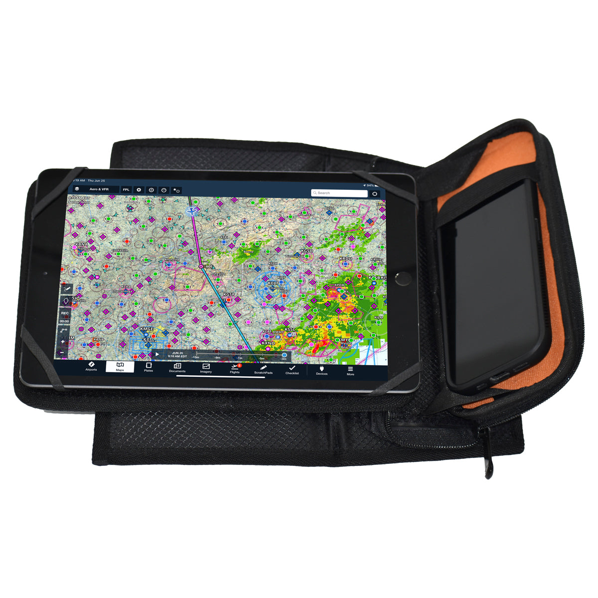 Flight Outfitters iDeck Kneeboard tablette genou pilote Taille L