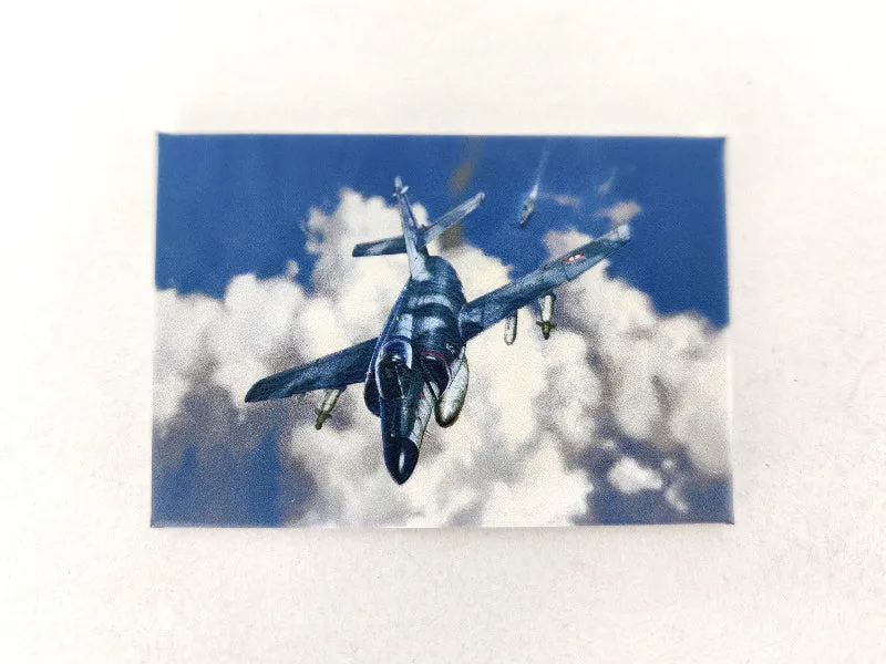La Boutique du Pilote Magnet Super Etendard 3D Perinotto 8x5,5 cm
