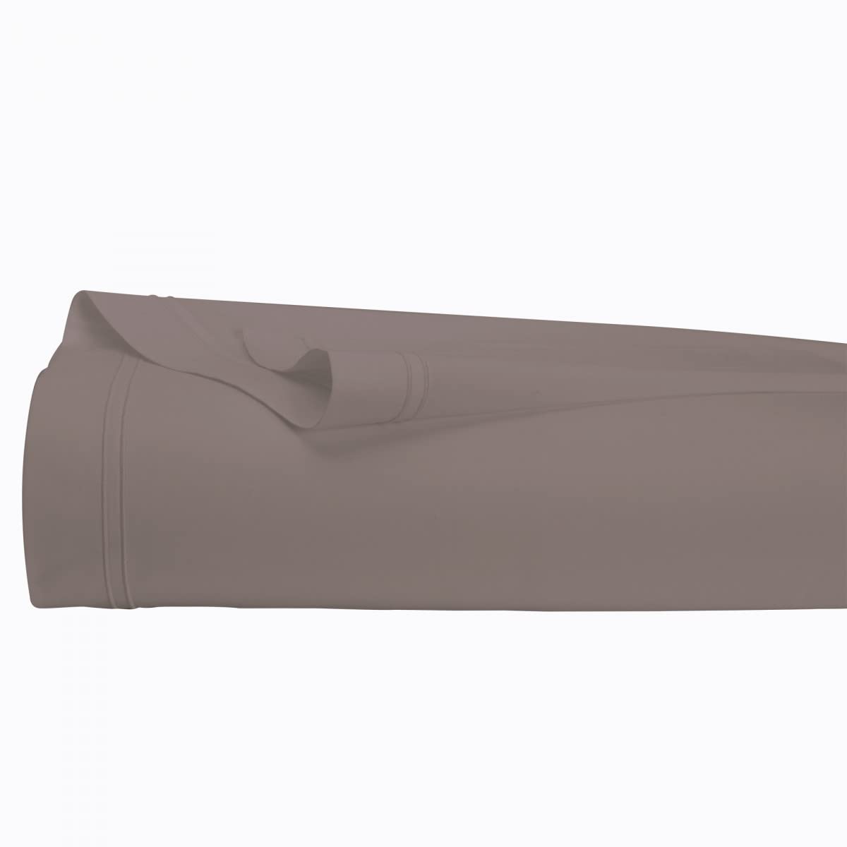 Future Home Drap Plat 57 Fils Coton Gris Galet 240x310cm
