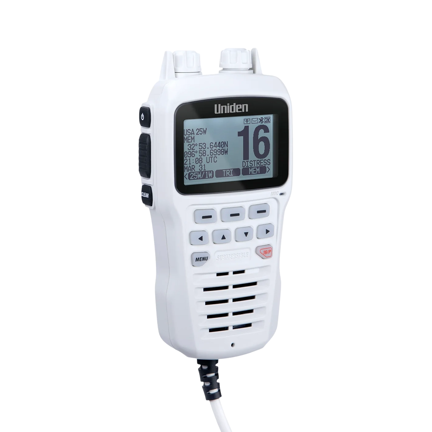 Uniden UMRMIC Micro Déporté Blanc pour VHF UM725