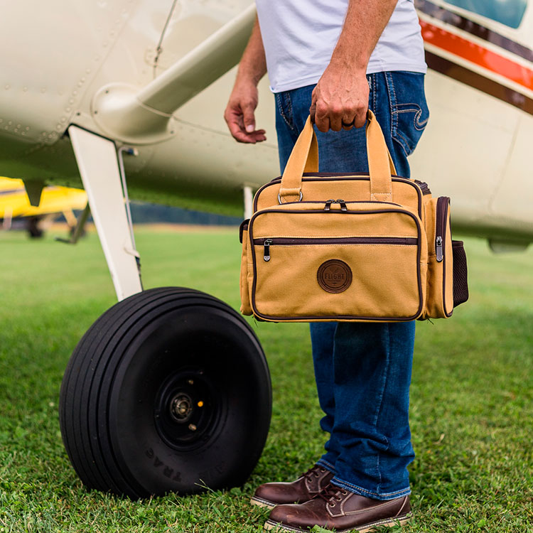 Flight Outfitters Bush Pilot sac de vol toile marron