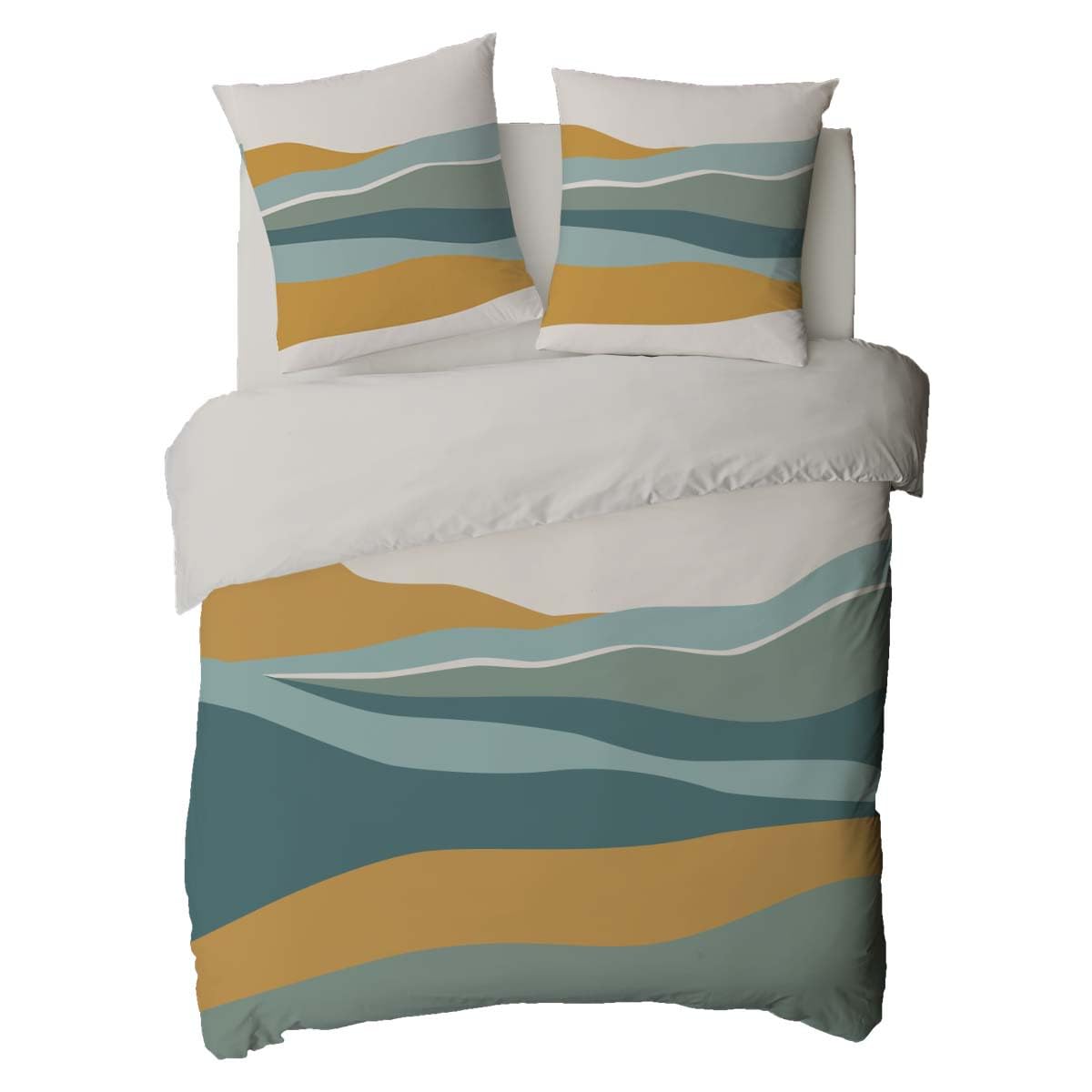 Levasseur Linge de lit Malo parure coton multicouleur 260x240