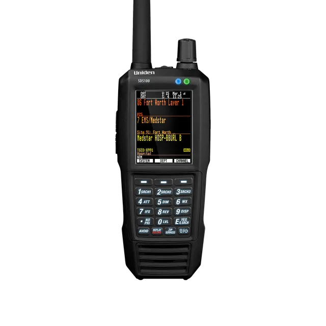 Uniden SDS100 scanner radio portable numérique