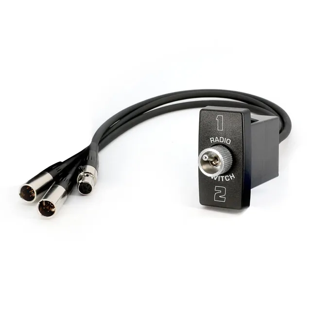 Rugged Air Dual Radio Rocker Switch sélecteur 2 radios intercom