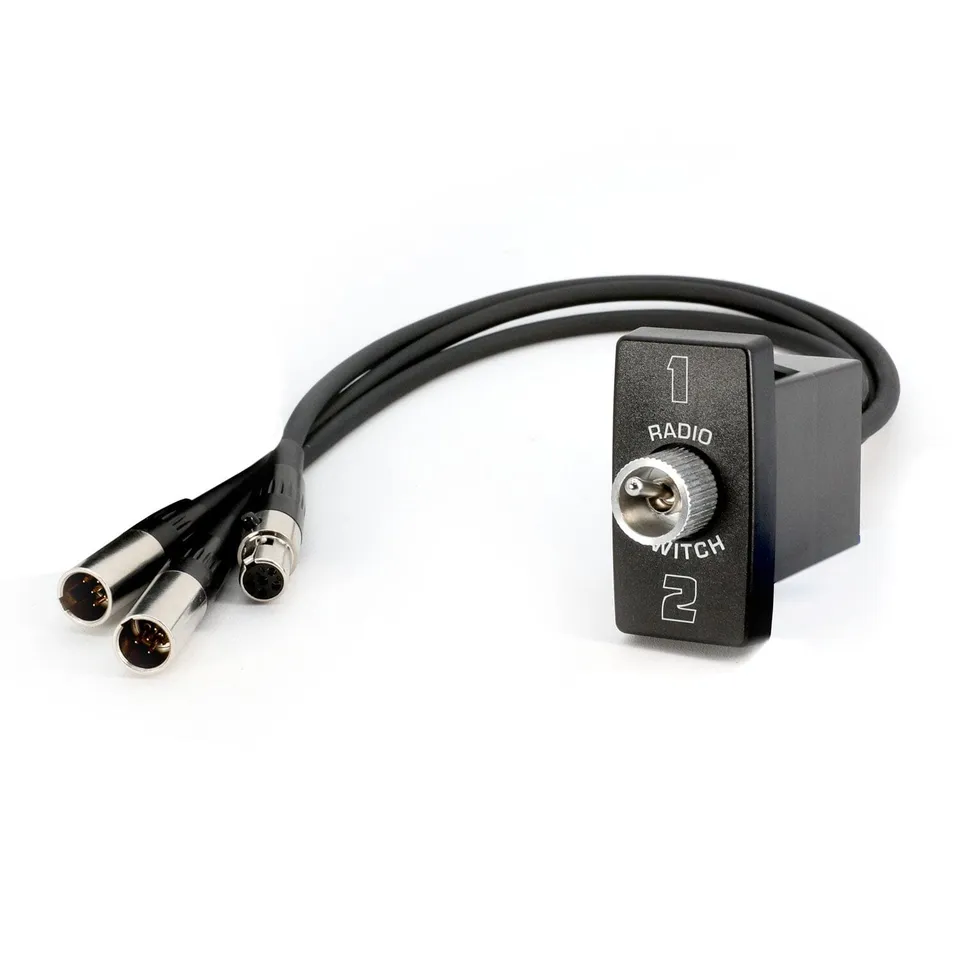 Rugged Air Dual Radio Rocker Switch sélecteur 2 radios intercom