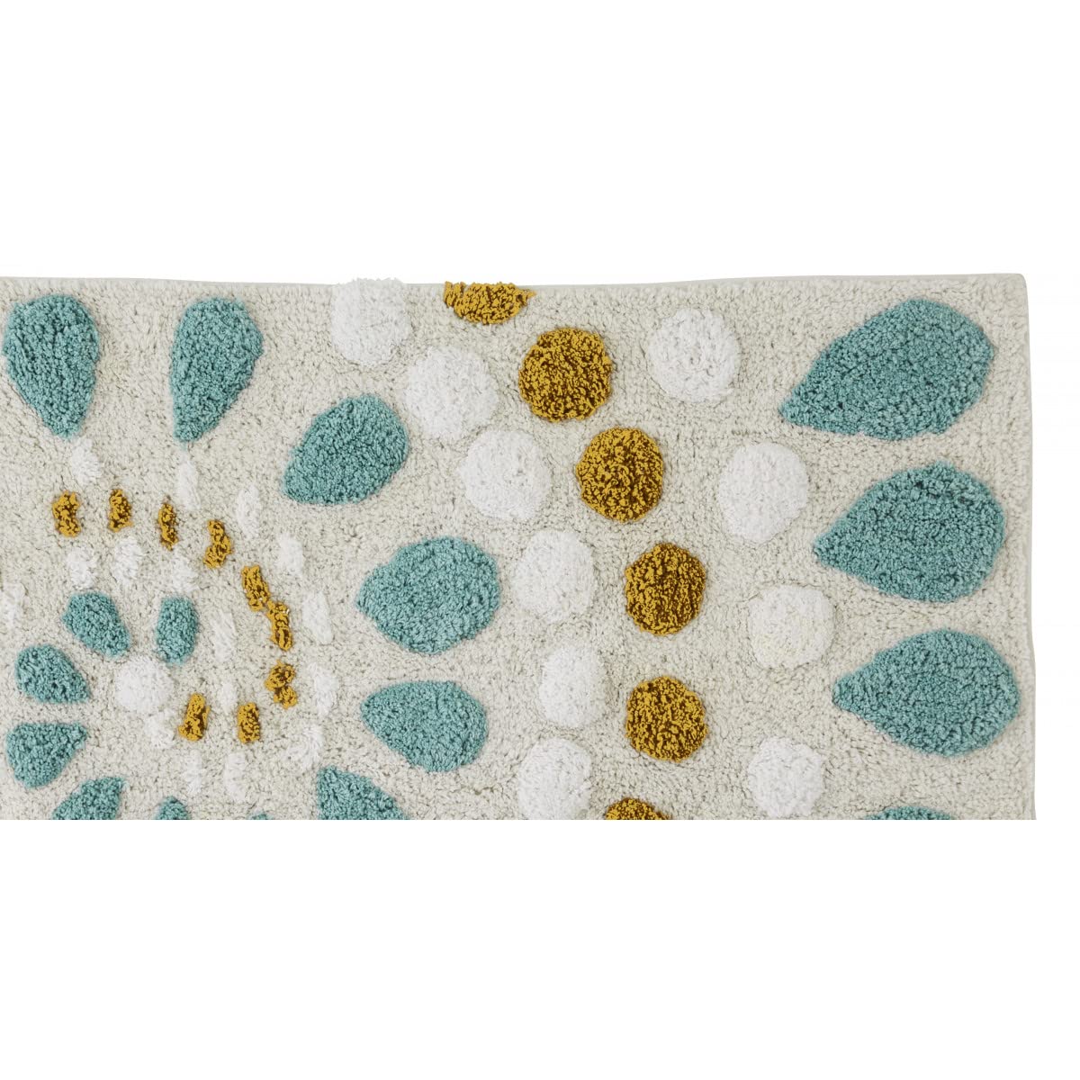 LEVASSEUR Salle de bain tapis bain coton multicouleur 60x120cm