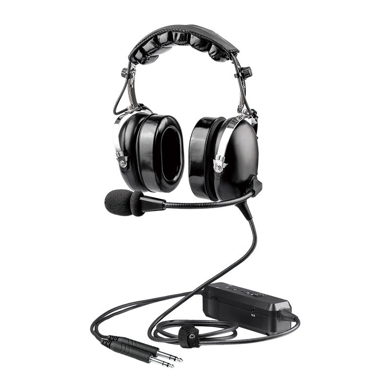 R Spider Wireless Aviation Headset casque ANR Bluetooth GA cuir