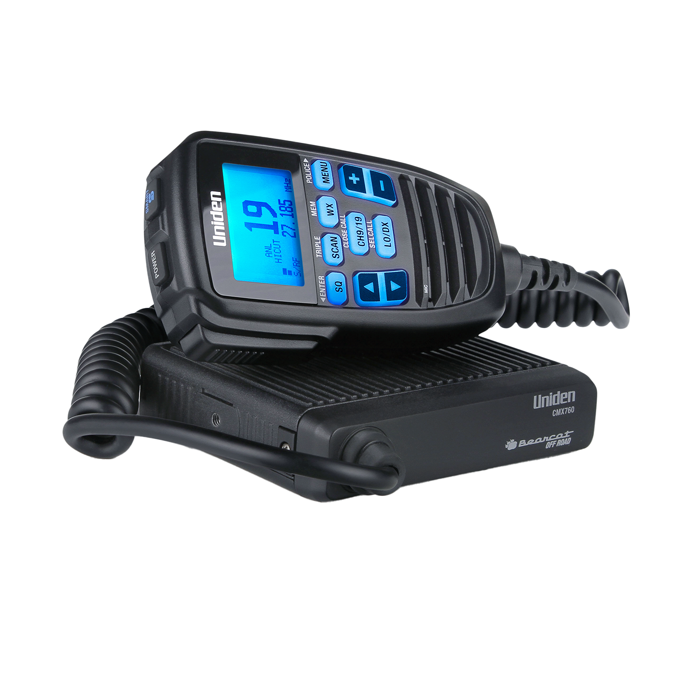 Uniden CMX760 radio CB compacte 4x4