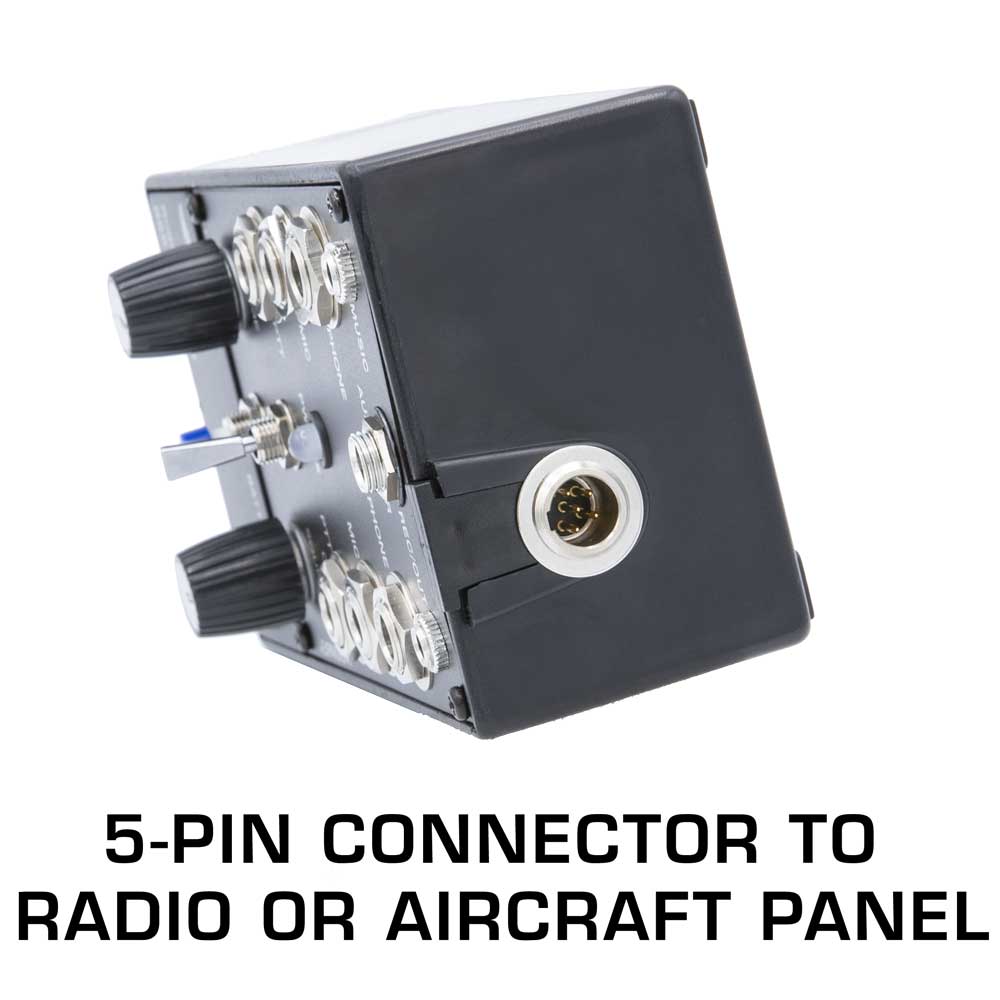 Rugged Air RRP2EX Intercom Aviation 2 Places Extensible