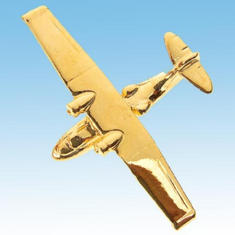 La Boutique du Pilote Catalina pin's avion doré or fin 2,5 cm