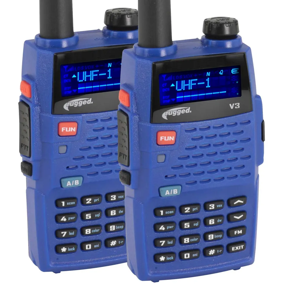Rugged V3 talkie analogique VHF UHF 5W lot 2